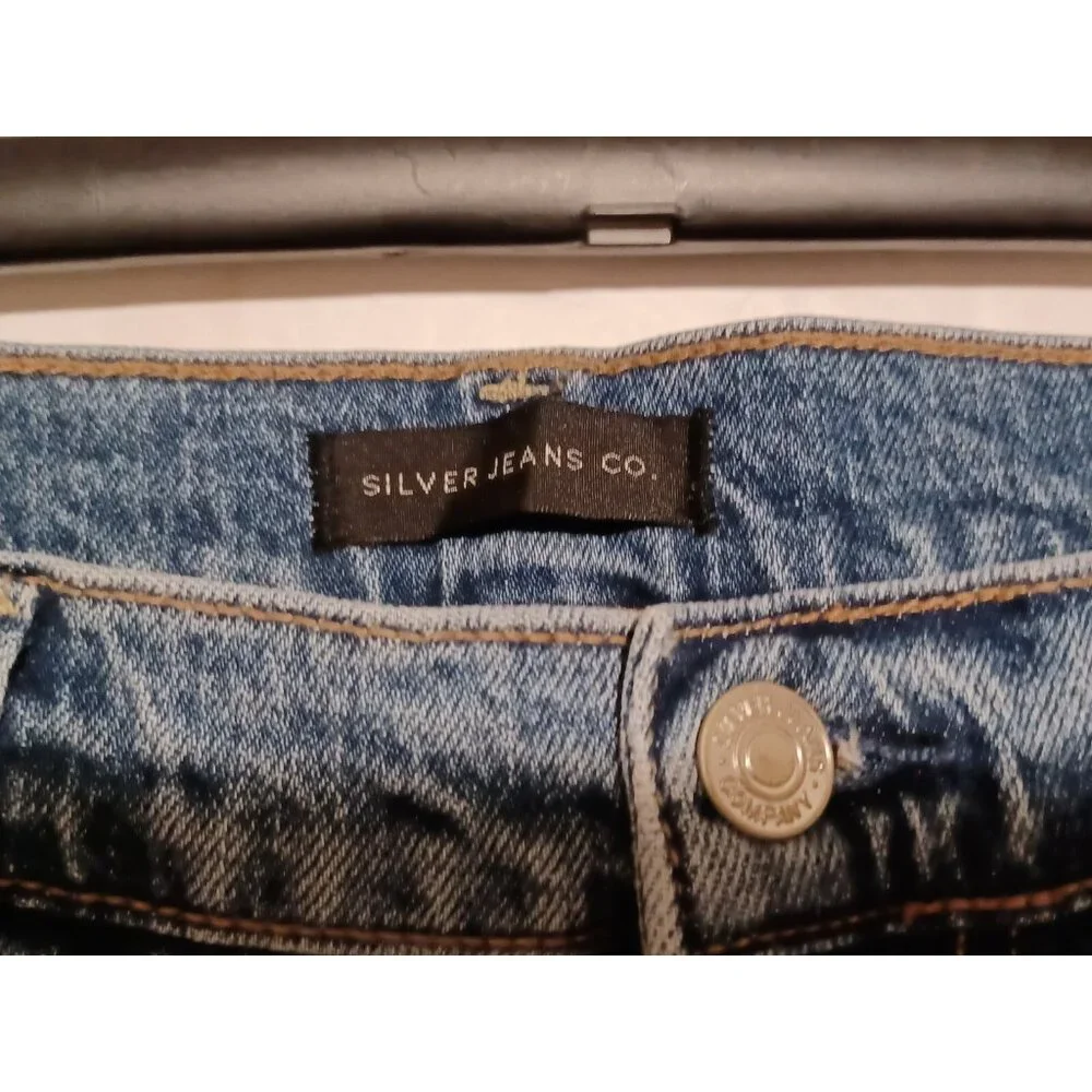 Silver Jeans Women's Highly Desirable Trouser High Rise 12 x 31 MSRP $88.00 - Picture 6 of 8